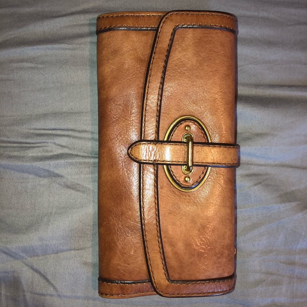 Fossil Leather Trifold Wallet